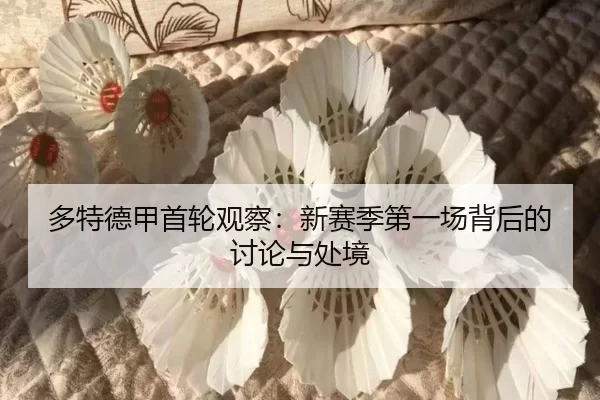 多特德甲首轮观察：新赛季第一场背后的讨论与处境